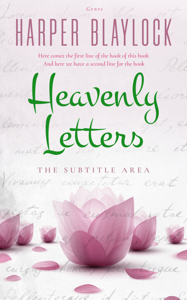 Front view of Lola #6926 - Premade Poetry Book Cover