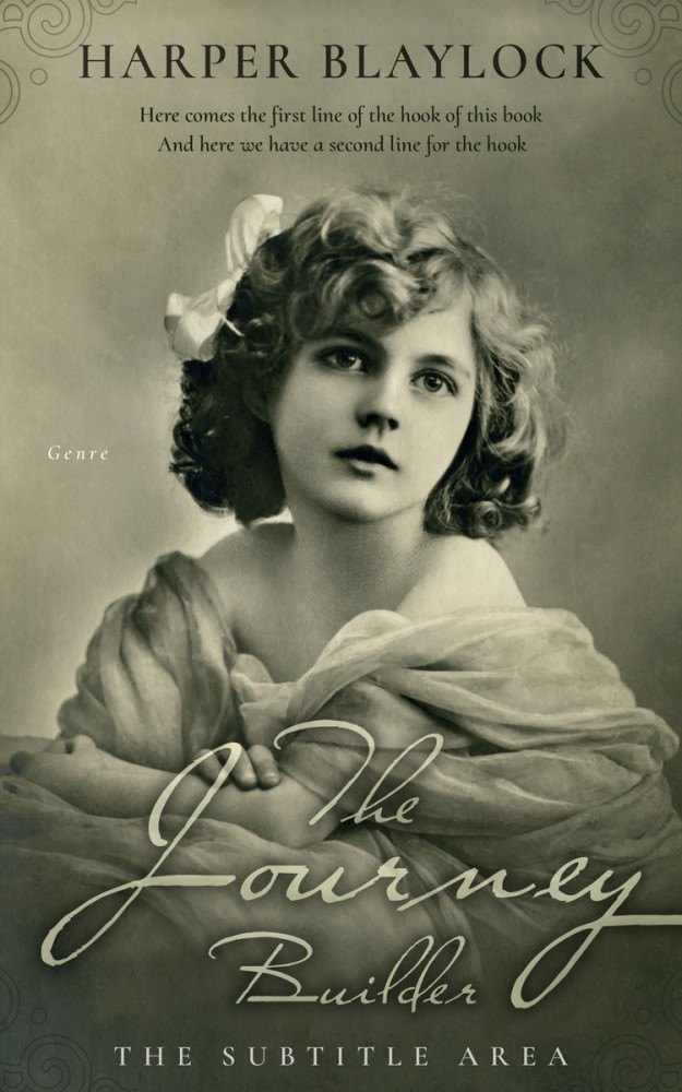 Front view of Flax Smoke #6935 - Premade Historical Book Cover