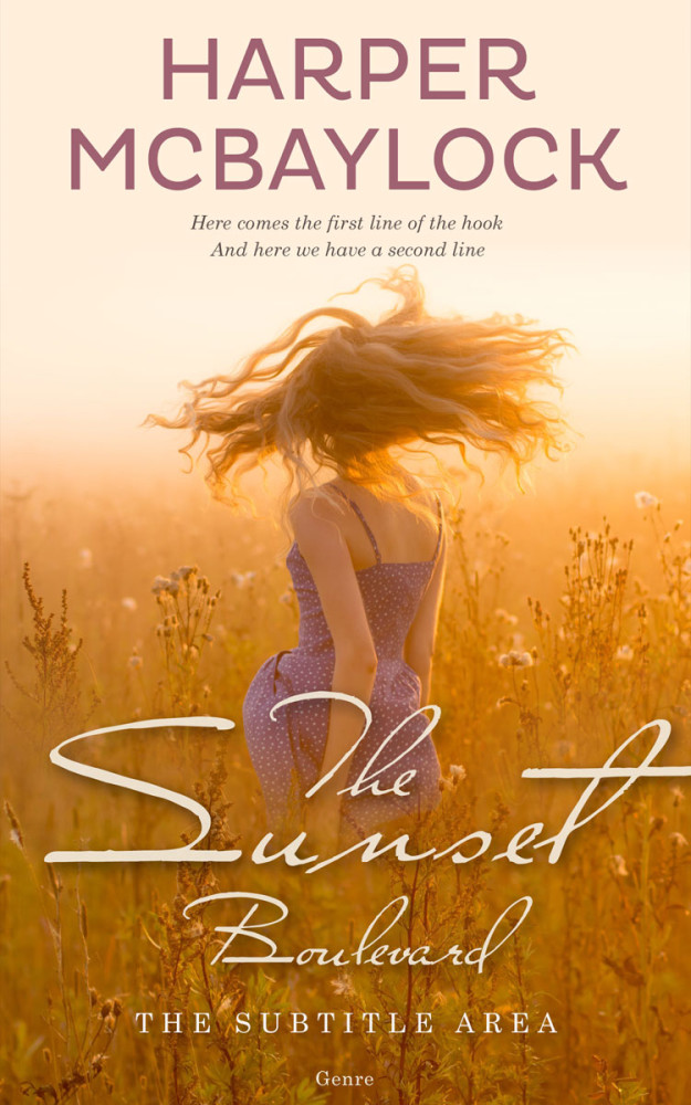 Front view of Reno Sand #6956 - Premade Romance Book Cover