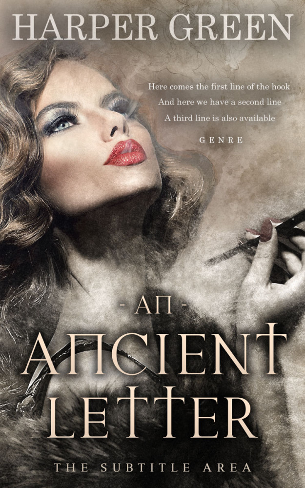 Front view of Sandstone #6961 - Premade Historical Book Cover