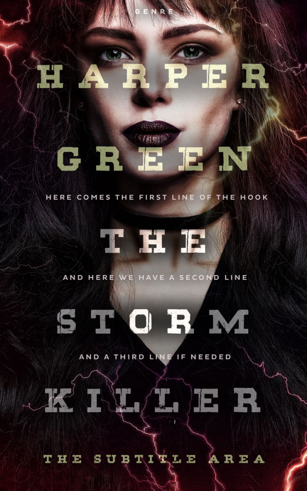 Front view of Gondola #6981 - Premade Mystery & Thriller & Suspense Book Cover