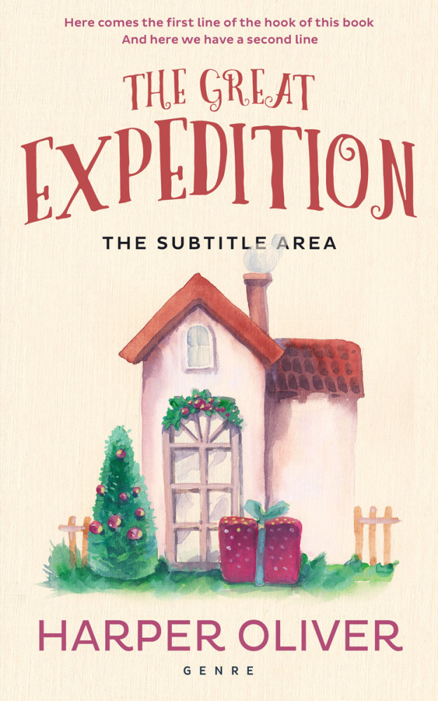 Front view of Albescent White #6992 - Premade Fantasy Book Cover