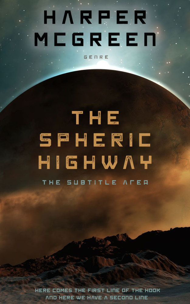 Front view of Zeus #7011 - Premade Science Fiction Book Cover