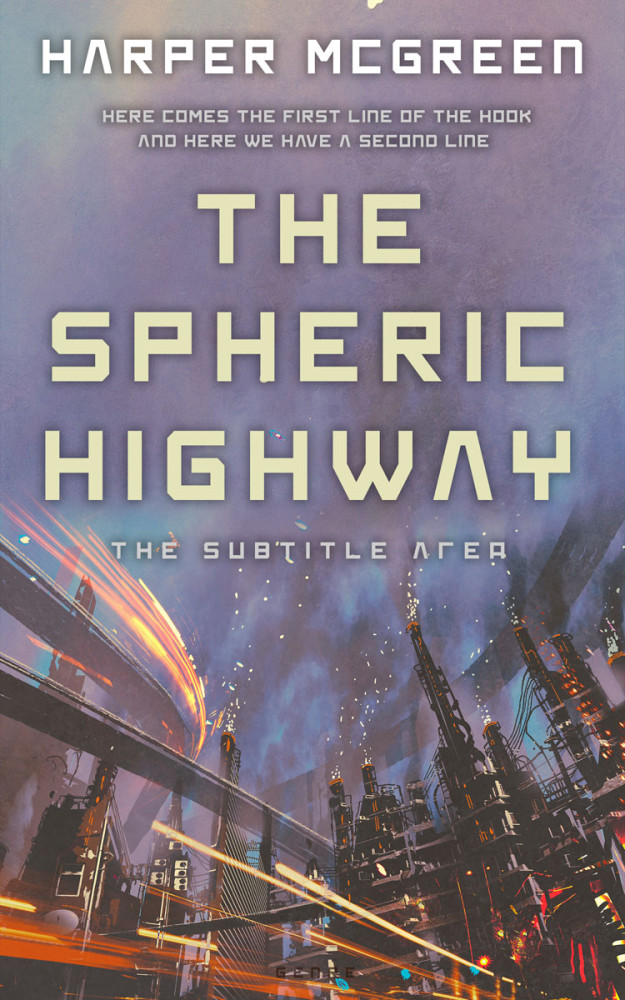 Front view of Topaz #7019 - Premade Science Fiction Book Cover