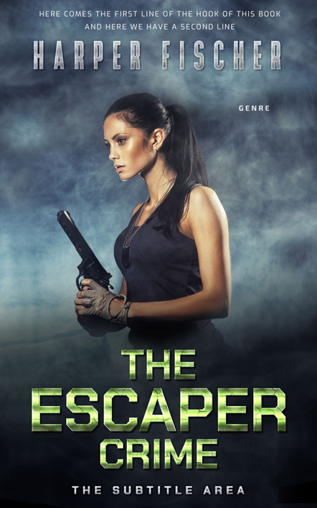 Front view of Limed Spruce #7090 - Premade Fantasy Book Cover