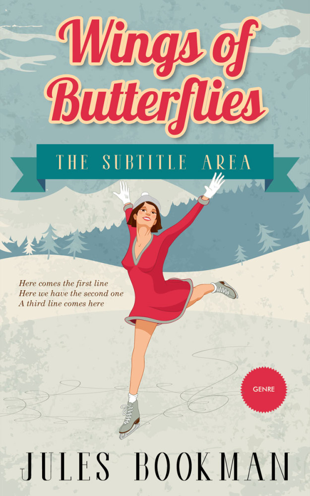 Front view of Kangaroo #7107 - Premade Teen & Young Adult Book Cover