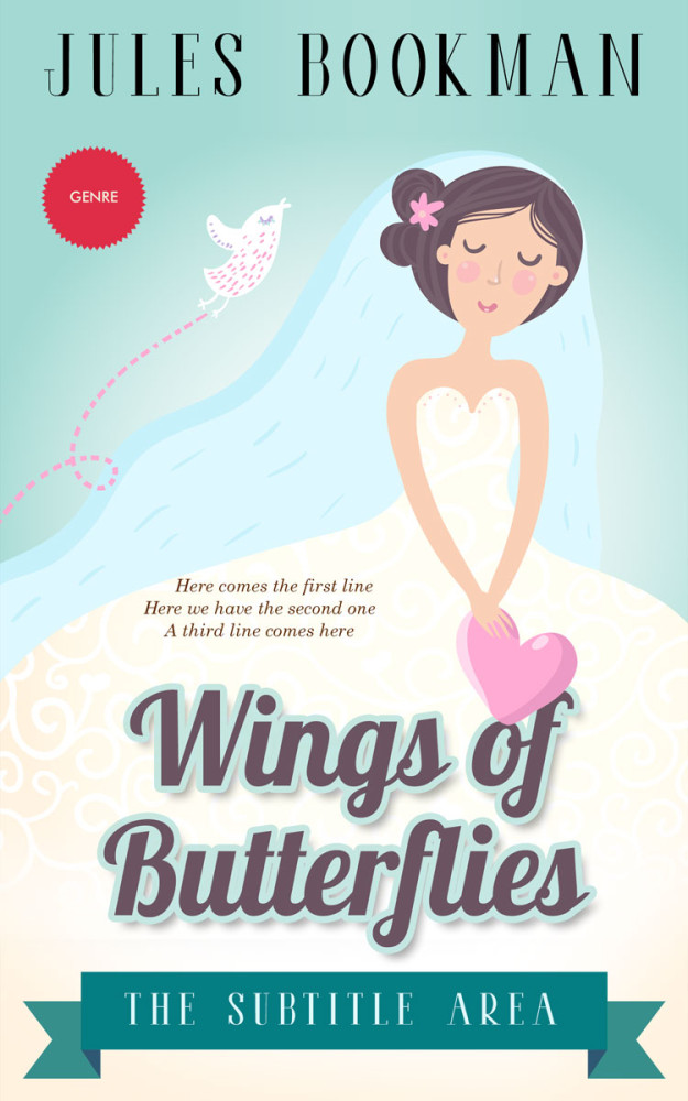 Front view of Skeptic #7108 - Premade Romance Book Cover