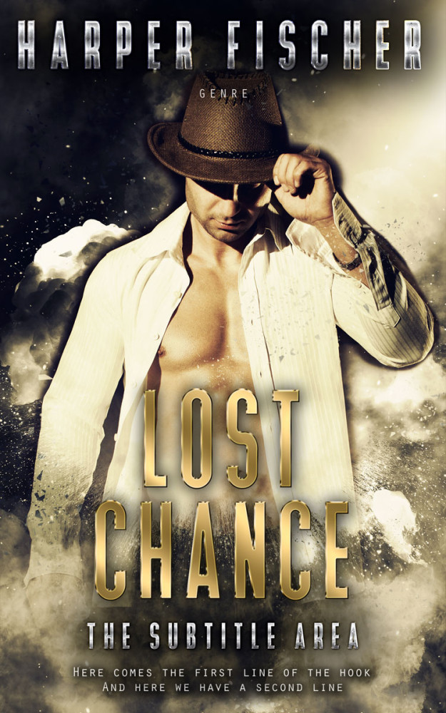 Front view of Akaroa #7131 - Premade Erotica Book Cover