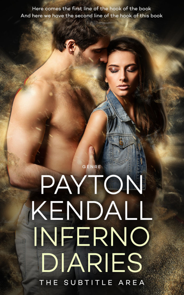 Front view of Zeus #7148 - Premade Erotica Book Cover