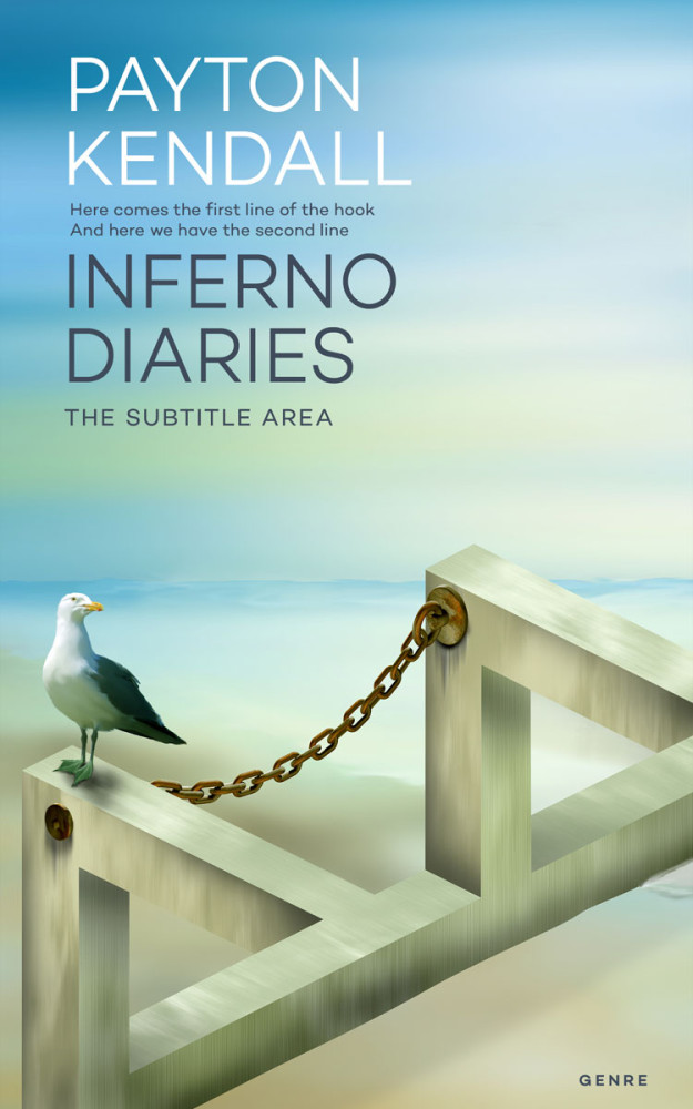 Front view of Gum Leaf #7171 - Premade Abstract Book Cover