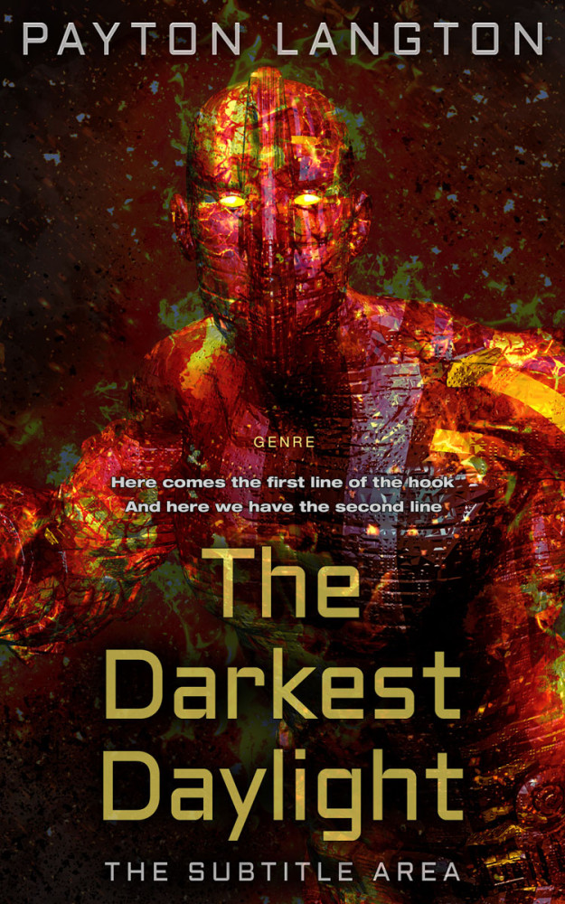 Front view of Graphite #7257 - Premade Science Fiction Book Cover