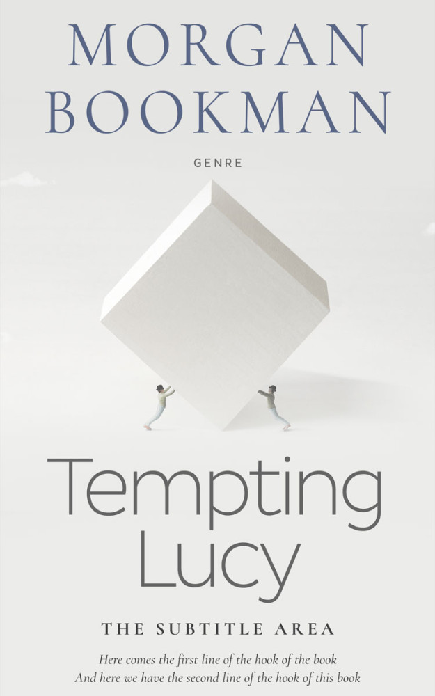 Front view of Desert Storm #7332 - Premade Self-Improvement & Self-Help Book Cover