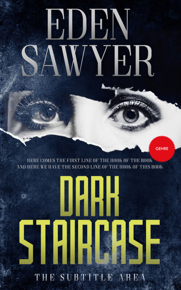 Front view of Chino #7345 - Premade Mystery & Thriller & Suspense Book Cover