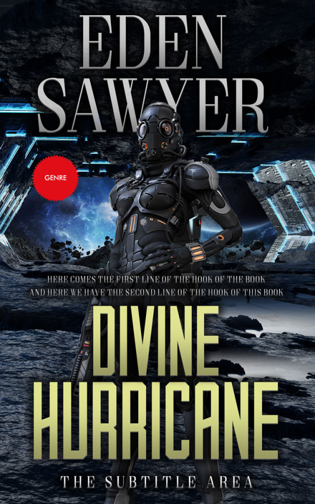 Front view of Indian Khaki #7348 - Premade Apocalyptica Book Cover