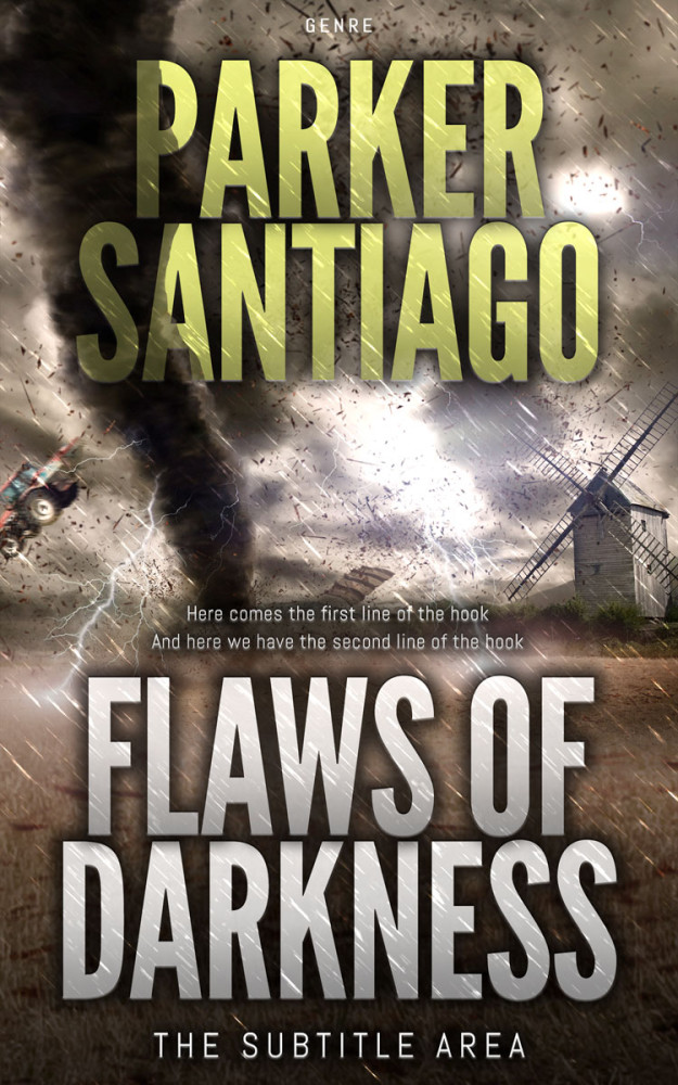 Front view of Taupe #7383 - Premade Apocalyptica Book Cover