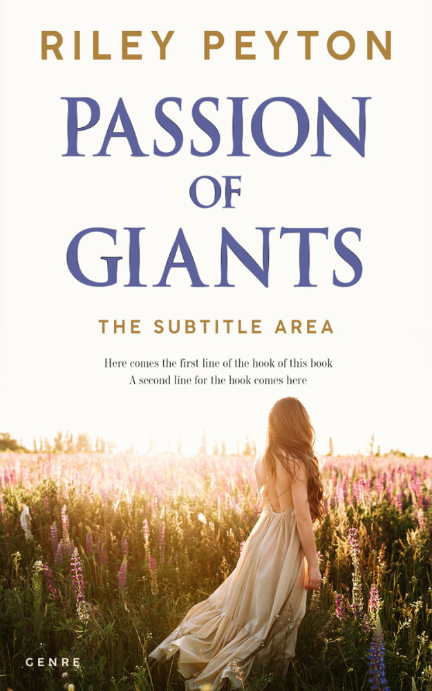 Front view of Mondo #7433 - Premade Romance Book Cover