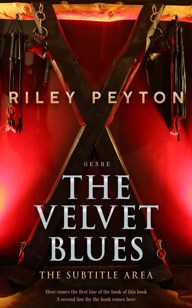 Front view of Flame Pea #7447 - Premade Erotica Book Cover