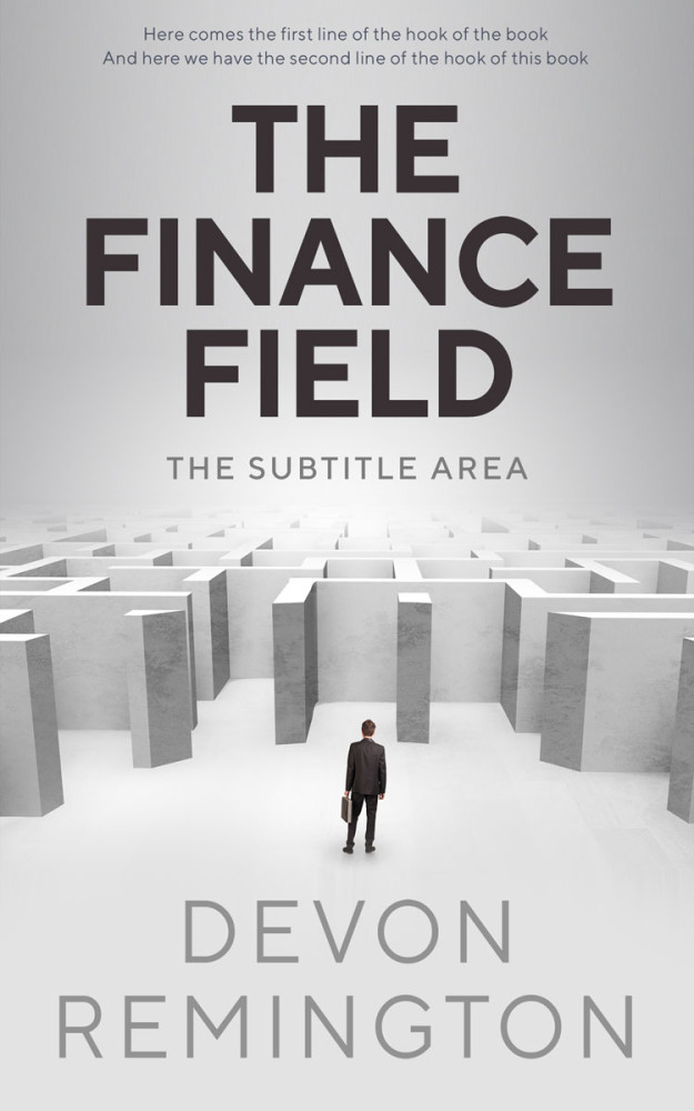 Front view of Iron #7528 - Premade Business Book Cover