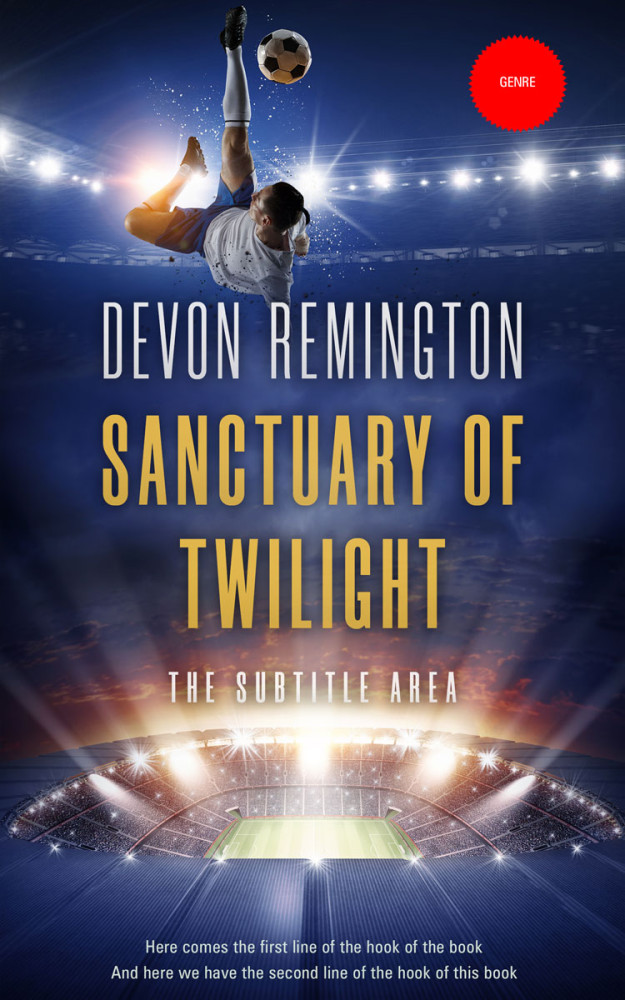 Front view of Martinique #7571 - Premade Action & Adventure Book Cover