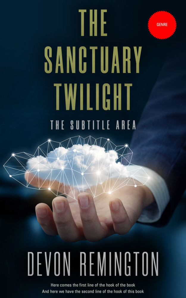 Front view of Thatch #7575 - Premade Business Book Cover