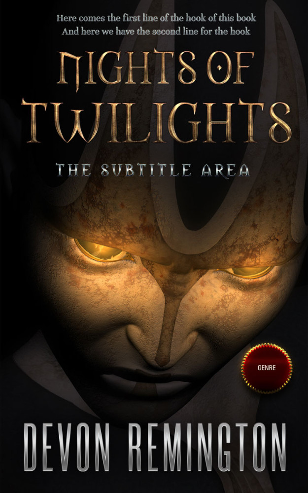 Front view of Zeus #7639 - Premade Science Fiction Book Cover