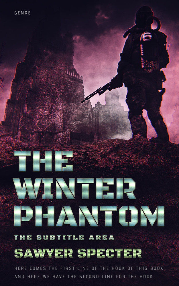 Front view of Revolver #7709 - Premade Apocalyptica Book Cover