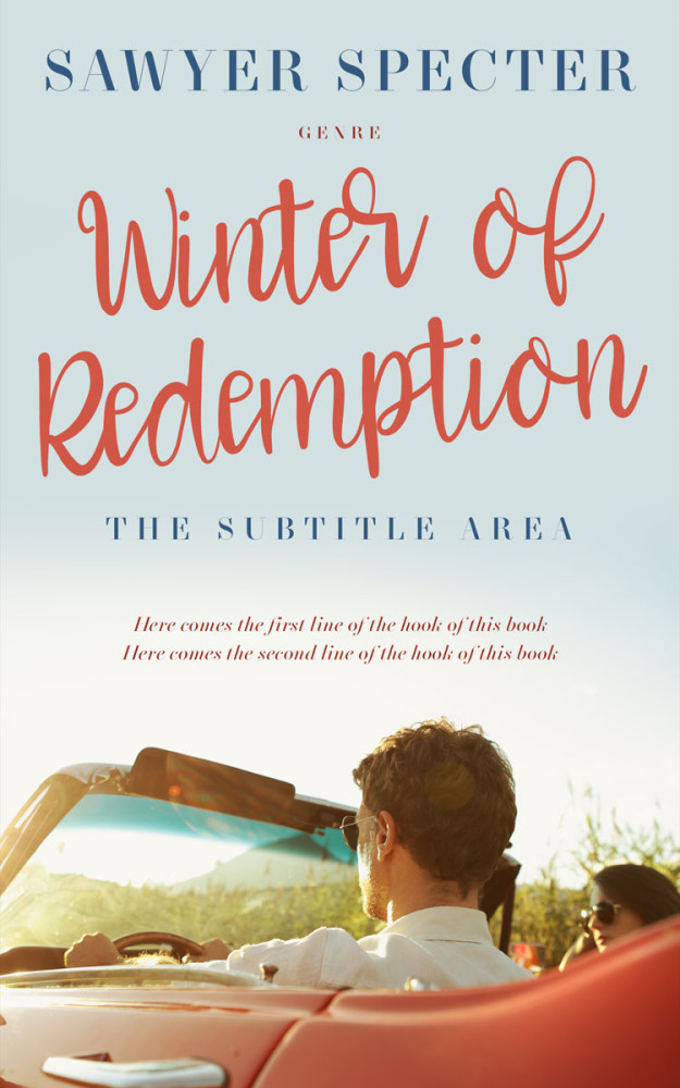 Front view of Brown Rust #7756 - Premade Romance Book Cover