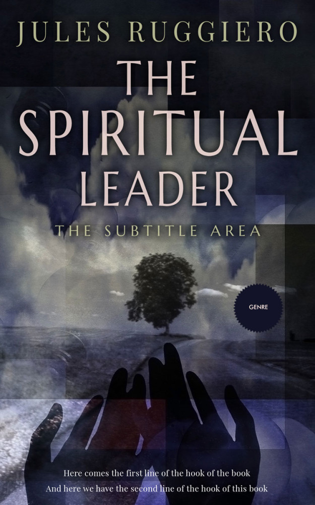 Front view of Charade #7807 - Premade Religion & Spirituality Book Cover