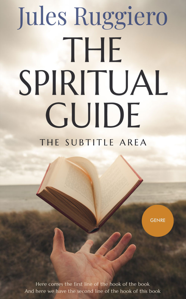 Front view of Taupe #7816 - Premade Religion & Spirituality Book Cover