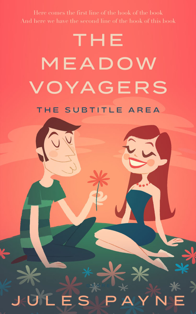 Front view of Limed Spruce #7841 - Premade Romance Book Cover