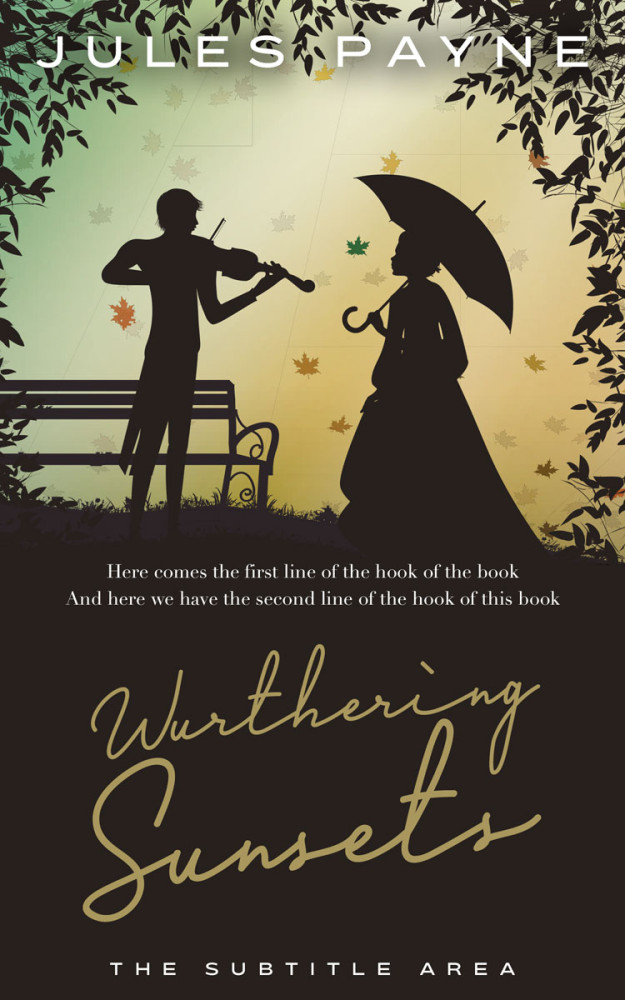 Front view of Zeus #7852 - Premade Romance Book Cover