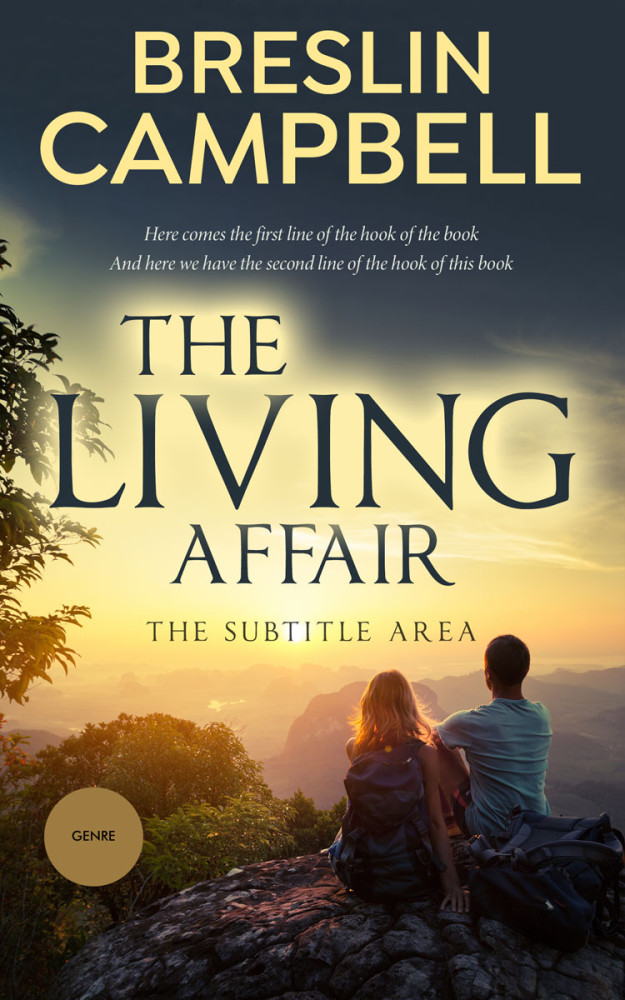 Front view of Chalky #7903 - Premade Romance Book Cover