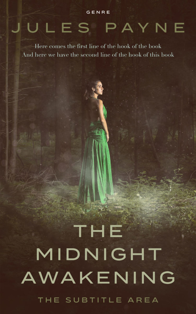 Front view of English Walnut #7938 - Premade Mystery & Thriller & Suspense Book Cover