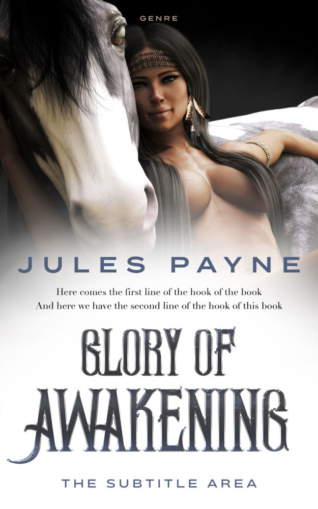 Front view of Dune #7967 - Premade Fantasy Book Cover