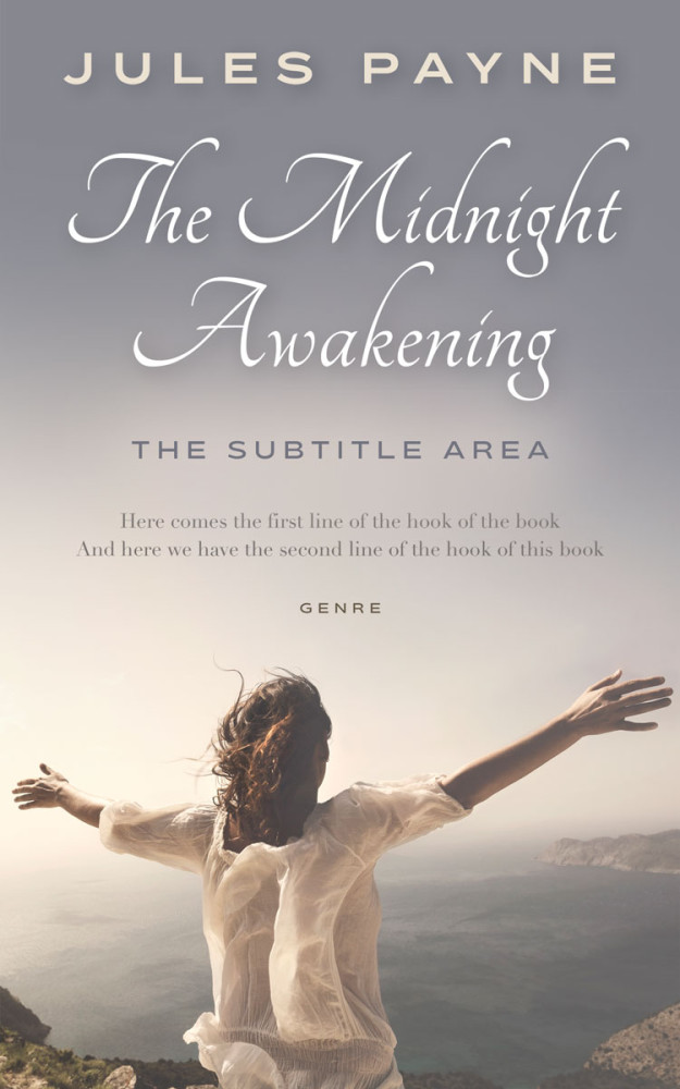 Front view of Cloudy #7968 - Premade Romance Book Cover