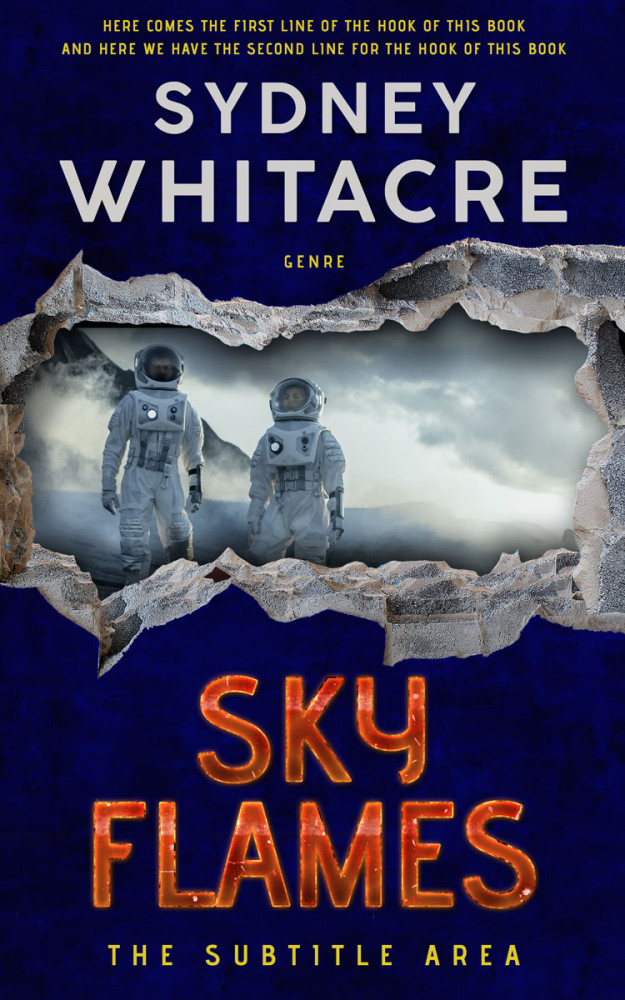 Front view of Port Gore #8031 - Premade Science Fiction Book Cover