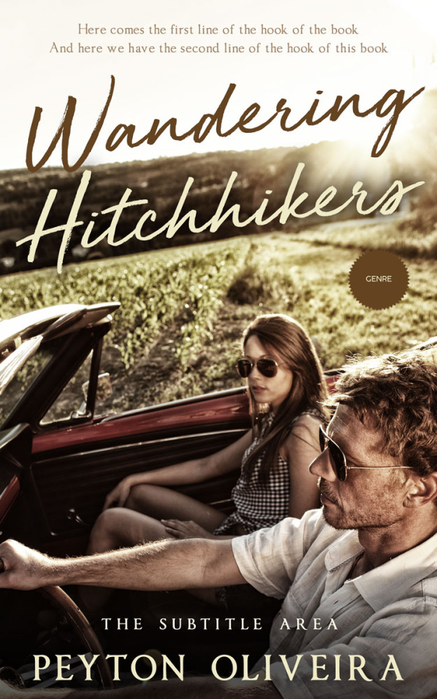 Front view of English Walnut #8046 - Premade Travel Book Cover