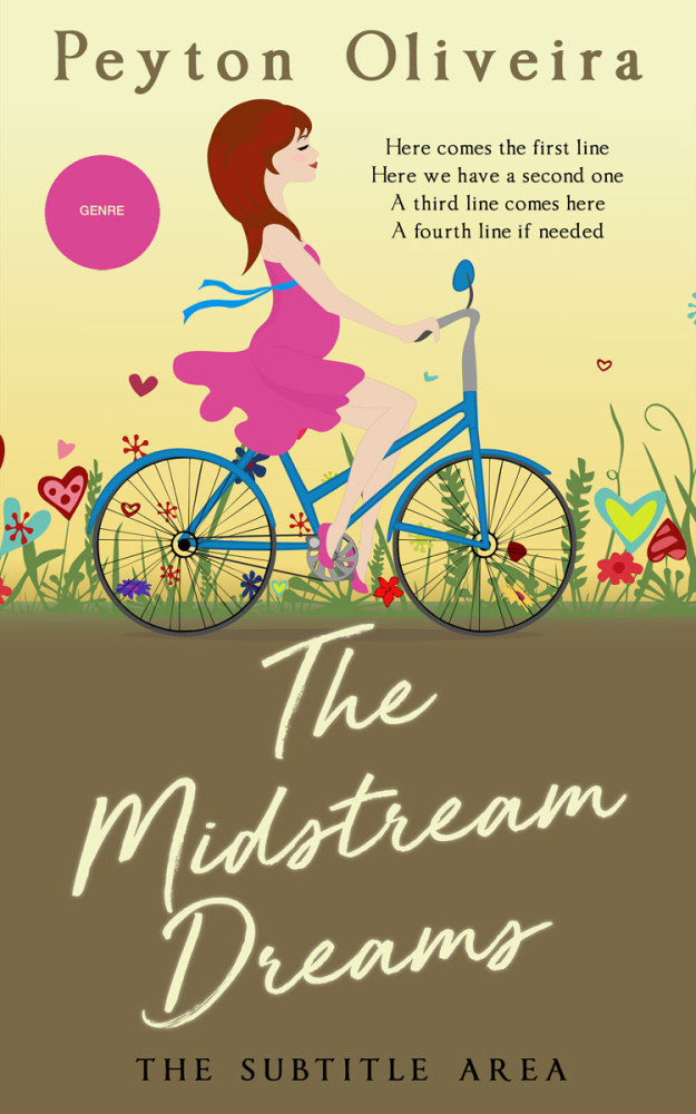 Front view of Shadow #8060 - Premade Chick Lit Book Cover