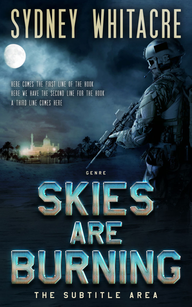 Front view of Gable Green #8102 - Premade Mystery & Thriller & Suspense Book Cover