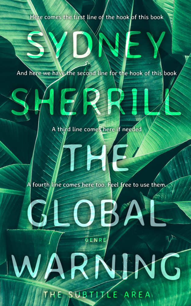 Front view of Tiber #8123 - Premade Nature Book Cover