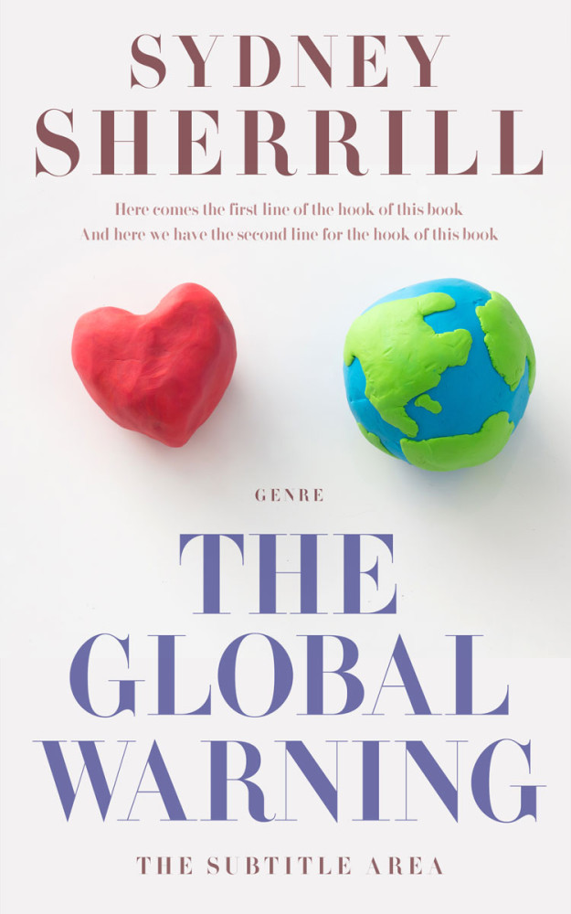 Front view of Gallery #8135 - Premade Science & Nature Book Cover