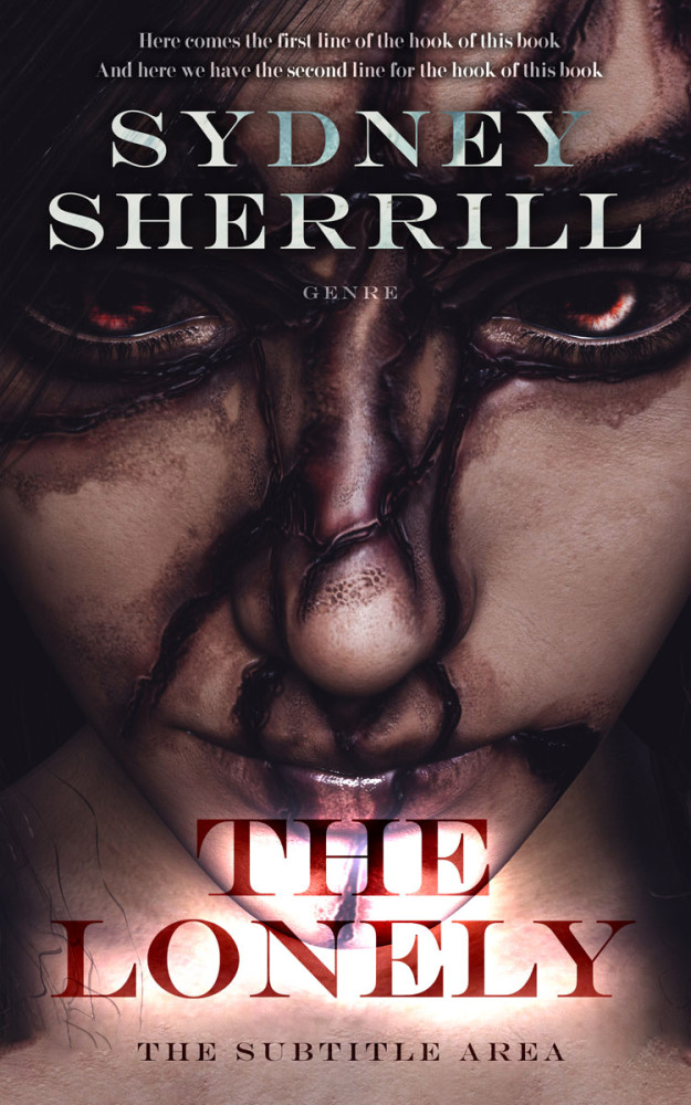 Front view of Cocoa Brown #8146 - Premade Horror Book Cover | BookCoverZone