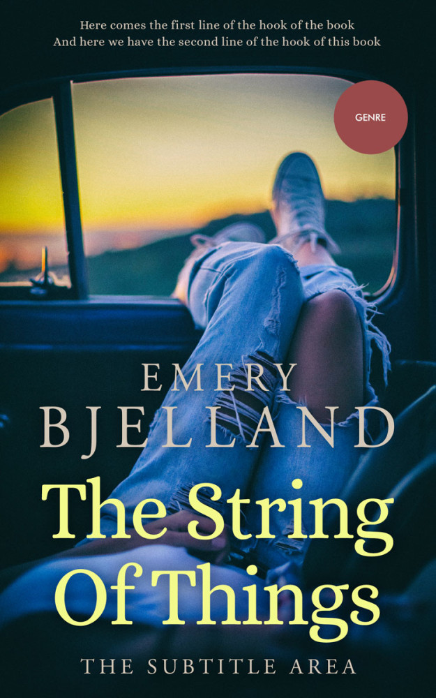 Front view of Sorrell Brown #8197 - Premade Romance Book Cover