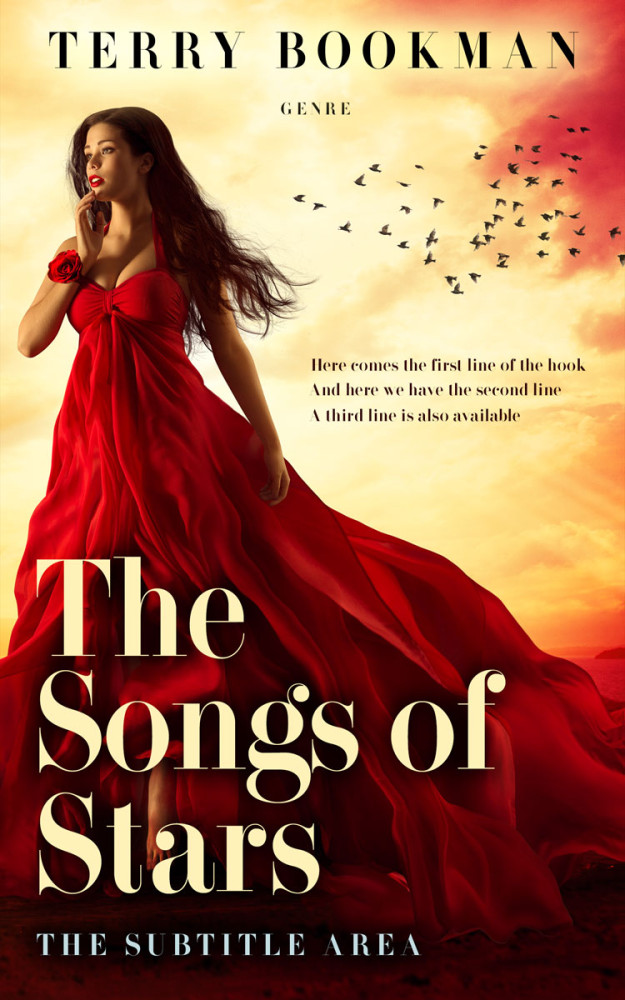 Front view of Rebel #8281 - Premade Fantasy Book Cover