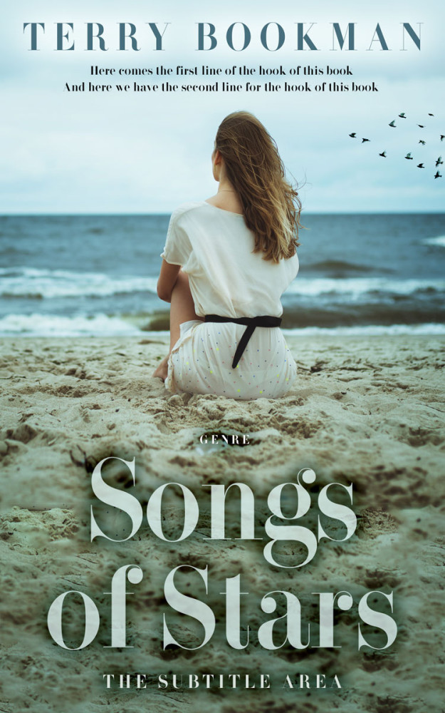 Front view of Opal #8286 - Premade Romance Book Cover