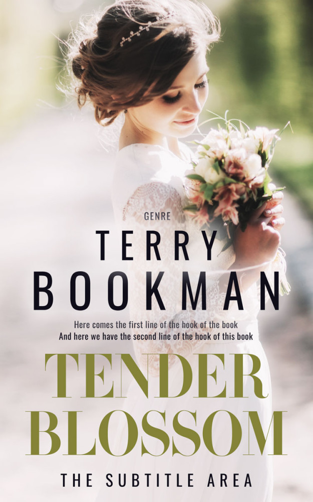 Front view of Westar #8298 - Premade Romance Book Cover