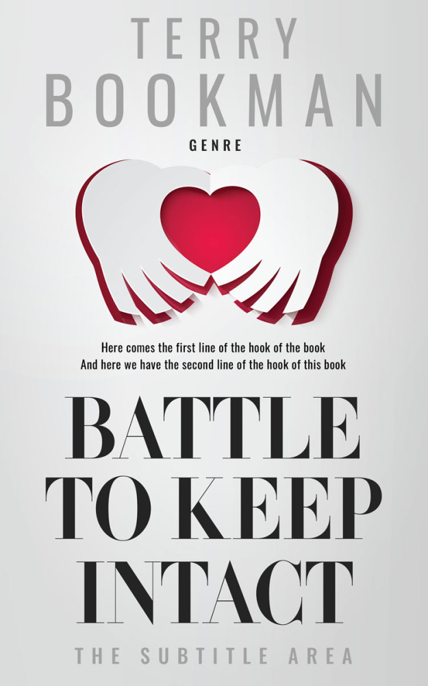 Front view of Iron #8310 - Premade Romance Book Cover