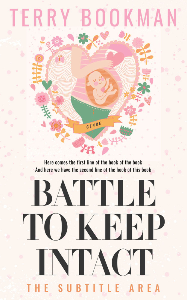 Front view of Linen #8313 - Premade Health & Mind & Body Book Cover