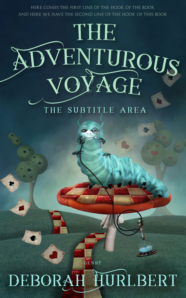 Front view of Outer Space #8348 - Premade Fantasy Book Cover