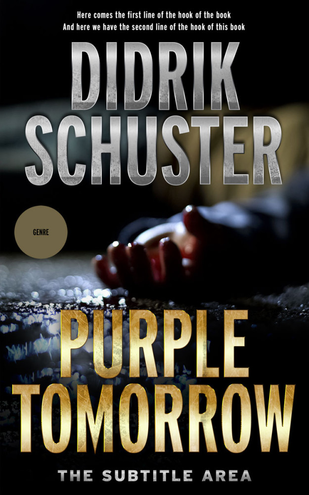 Front view of Cod Gray #8419 - Premade Mystery & Thriller & Suspense Book Cover